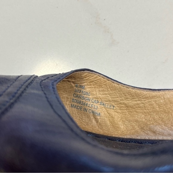 Frye Purple Leather Carson Cap Ballet Flats 6.5 - Picture 6 of 9